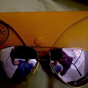 Lavender lenses - small scratch